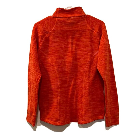 Avalanche Womens Orange Half Zip Mockneck Sweater Activewear Size Large - Picture 2 of 8